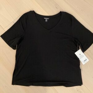 Athleta Black Short Sleeve T Shirt Size M